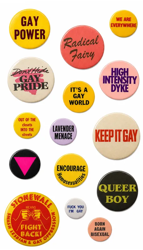 Vintage Pride Buttons
